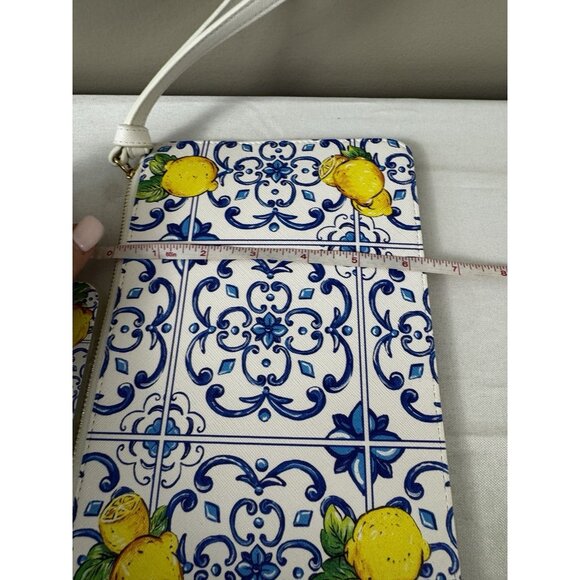 Dolce Italiano Sicily Limone Wristlet Phone Case Italian Summer Lemon Tile Mosai - Picture 9 of 14